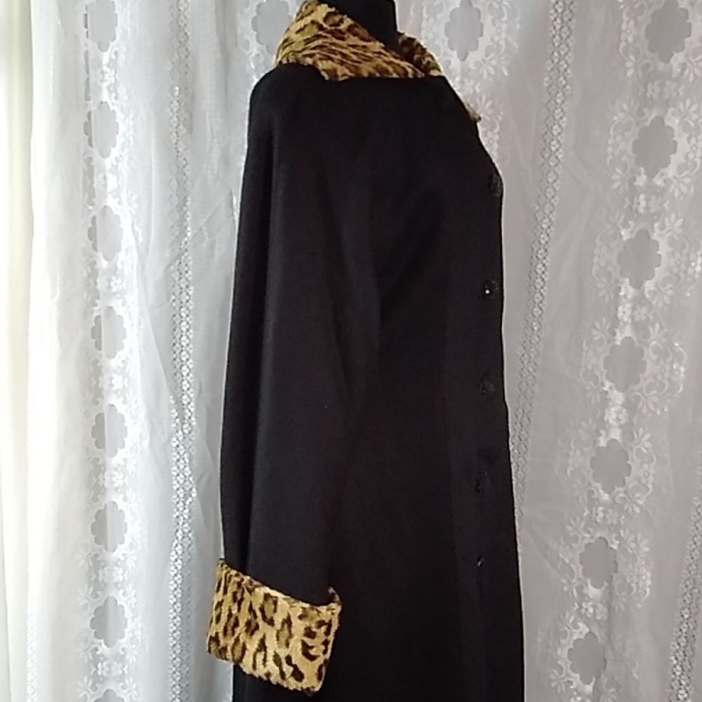 Vintage Log Coat Jacket Dress Size Approximately M L No Label size